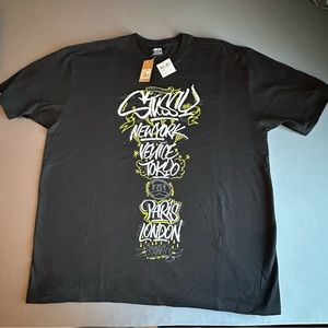 STUSSY & BORN X RAISED HANDSTYLES TEE BLACK XL BNWT EXTREMELY RARE!